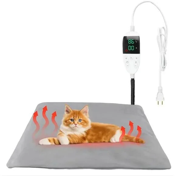Cat Bed Heated Cat Bed for Indoor Cats & Small Dogs, Waterproof Dog - Picture 2 of 7